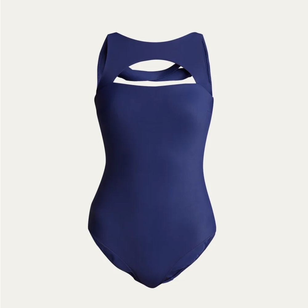 CHIARA BONI LA PETITE ROBE Cuyen Keyhole One-Piece Swimsuit
